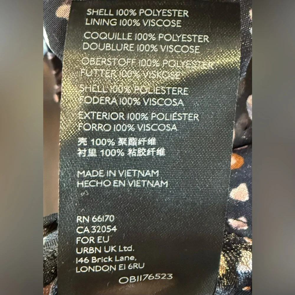 NWT Anthropologie Black and White Mini Dress - Picture 8 of 8